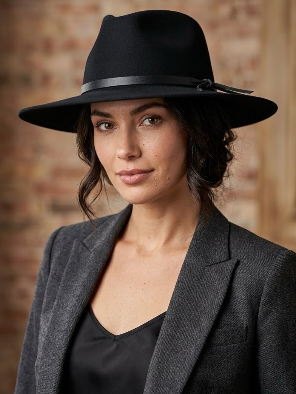Leather Biltmore Hat